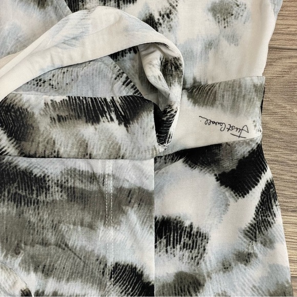 Roberto Cavalli Just Cavalli Black & White Print Wrap Mini Dress - Picture 10 of 11